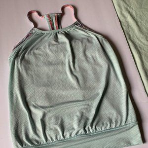 Ivivva Pale Green Tank Top Girls Size 10